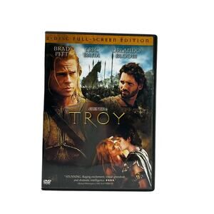 Troy Movie (DVD) (WS) Brad Pitt, Eric Bana 2-DISC Full Screen Edition‎